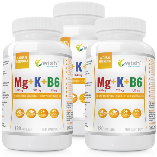 Магний + Цитрат калия + П-5-П В6 - 360 капсул