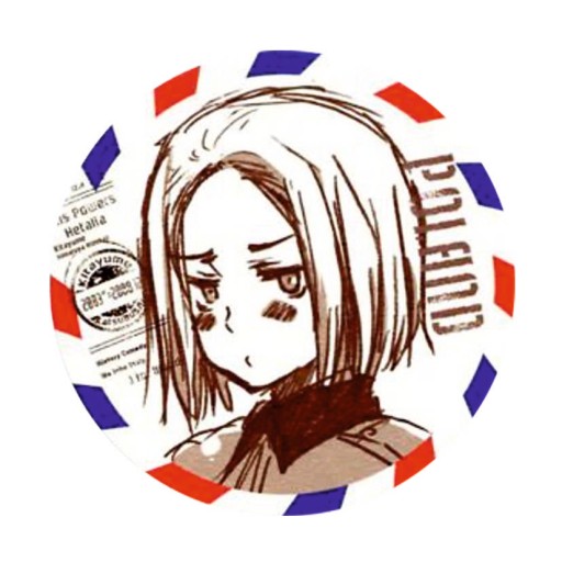Булавка Anime Hetalia Polska 58 мм
