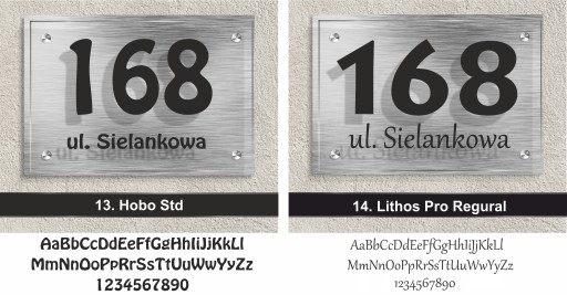 Алюминиевая табличка с адресом дома ЦВЕТА