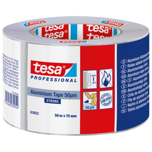 АЛЮМИНИЕВАЯ РЕМОНТНАЯ ЛЕНТА 50м x 75мм TESA 63652-00003