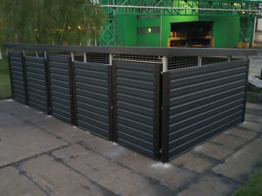 Wiata śmietnikowa, altana, osłona, 9x3m,PRODUCENT
