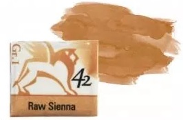 Акварель в кубиках Ренессанс 42 ZIEMIA SIENEŃSKA N