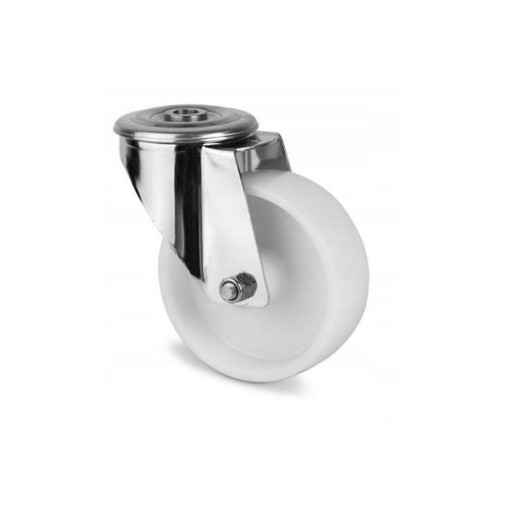 Kółko INOX skrętne 80 mm 150 kg nierdzewne