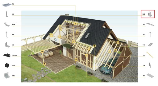 СОЕДИНИТЕЛЬ КРОНШТЕЙНА БАЛКИ WB11 51x135 СЕРТИФИКАТ
