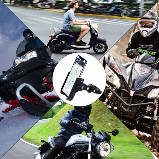MOTOWOLF + USB-ДЕРЖАТЕЛЬ ДЛЯ ТЕЛЕФОНА ДЛЯ МОТОЦИКЛА