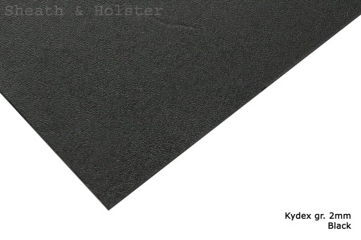 Kydex Black - 300x400mm gr. 2mm