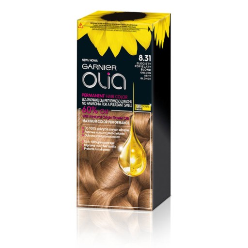 КРАСКА ДЛЯ ВОЛОС GARNIER OLIA 8.31