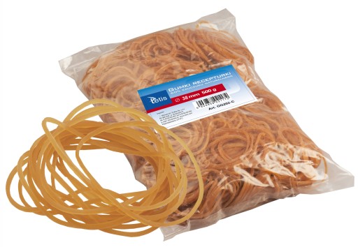 GUMKI RECEPTURKI średnica 38 mm 500 gram TETIS NIE PĘKAJĄ, ROZCIĄGLIWE
