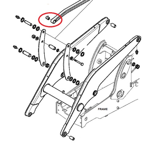 ВТУЛКА ПОДВЕСКИ ПЕРЕДНЕГО КОВША KOMATSU WB 37B0957003