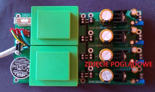 LM317 4-канальная печатная плата источника питания звука