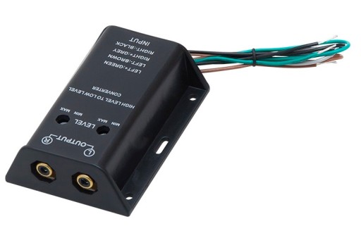 ПРЕОБРАЗОВАТЕЛЬ УРОВНЯ АУДИОСИГНАЛА HIGH-LOW RCA POZL.