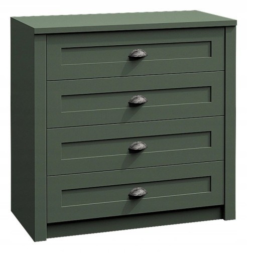 Provence Green W2S витрина зеленая мебель для гостиной