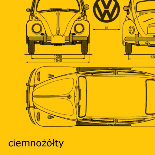 Футболка VOLKSWAGEN VW BEETLE Beetle - S