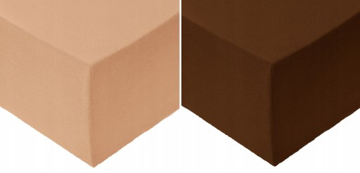 Prześcieradło z Gumką Frotte 140x200 cm Łososiowe k. 1
