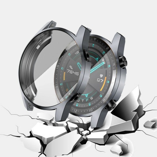 МЕТАЛЛИЧЕСКИЙ СИЛИКОНОВЫЙ КОРПУС ДЛЯ HUAWEI WATCH GT 2