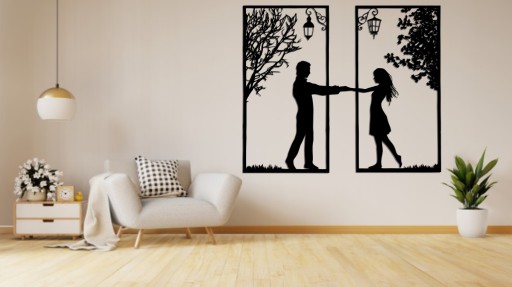 AŻUROWY OBRAZ PANEL DYPTYK 150CM! XXL! 17 KOLORÓW!