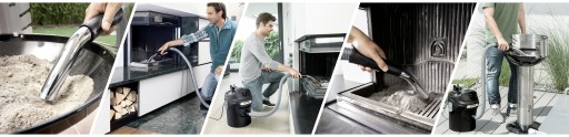 KARCHER AD 2 КАМИН ПЫЛЕСОС ДЛЯ ЗОЯ ПЛИТЫ-ГРИЛЬ GIANT TANK 14L
