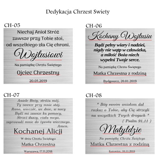 OBRAZEK SREBRNY ANIOŁEK PAMIĄTKA CHRZTU ŚW GRAWER