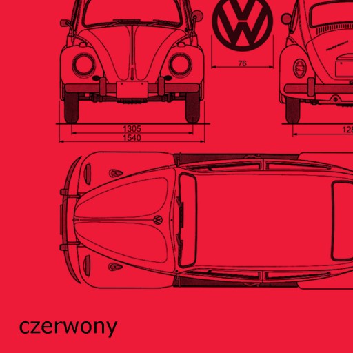 Футболка VOLKSWAGEN VW BEETLE Beetle - S