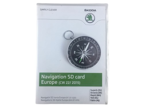 Навигационная карта Skoda SD-карта 5L0051236E Европа