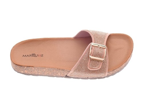 Женские тапочки с шпильками L-1032 Pink R.37
