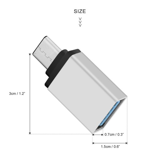 Adapter OTG HOST / USB-C typ C 3.1 do USB-A 3.0