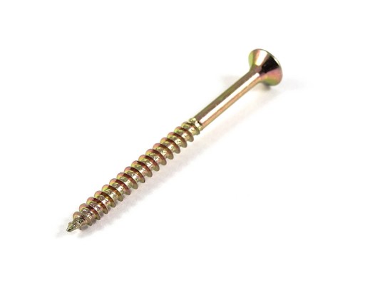 Wkręty hartowane do drewna 6x50 mm 1kg OCYNK złote żółte