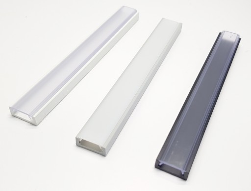 Profil LED CZARNY 2m do taśm LED 8 10 mm + KLOSZ