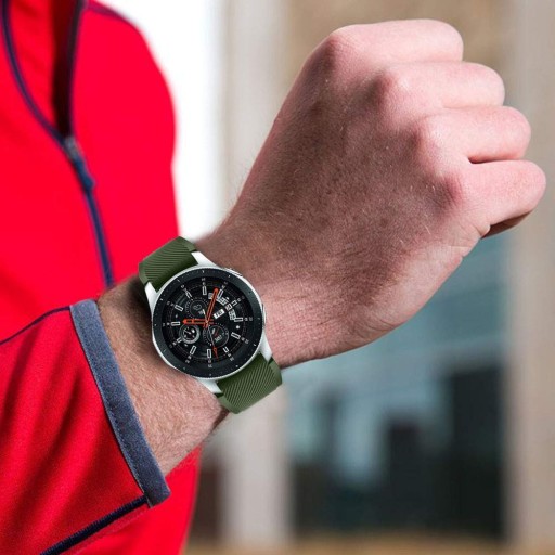 Зеленый ремень для Samsung Galaxy Watch 46 мм