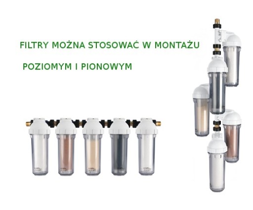 EKO-DAFI Stacja filtrująca 3 elementowa + 4 Filtry