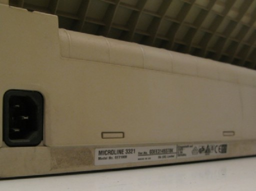 OKI Microline 3321 матричный принтер с бумагой!