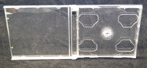 Чехол Jewel Case CLEAR для 2 компакт-дисков - 10 шт. WaWa