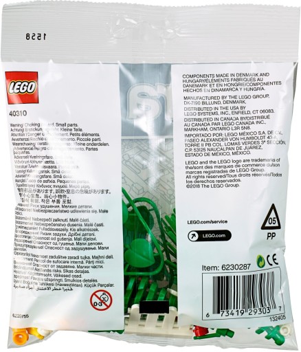 LEGO City 40310 Экстра Ботанические аксессуары