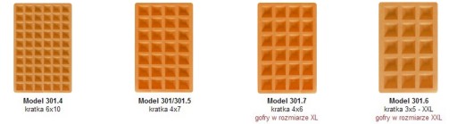Профессиональная вафельница DEZAL 301.4 1300W, ЧЕРНАЯ