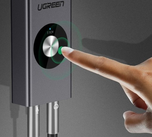 Звуковая карта USB Audio AUX 3,5 мм UGREEN 7.1