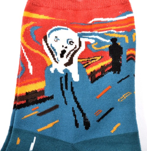 НОСКИ MUNCH SCREAM размер 38-45 хлопок КАРТИНА