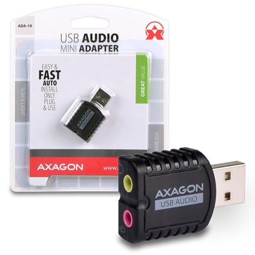 ADA-10 Внешняя звуковая карта MINI, USB 2,