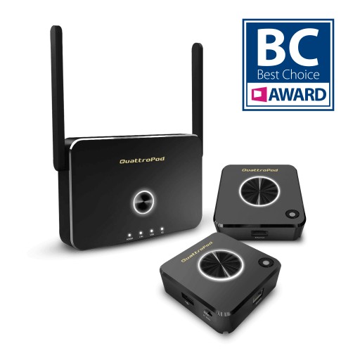 Беспроводная система HDMI QuattroPod Standard 2T1R