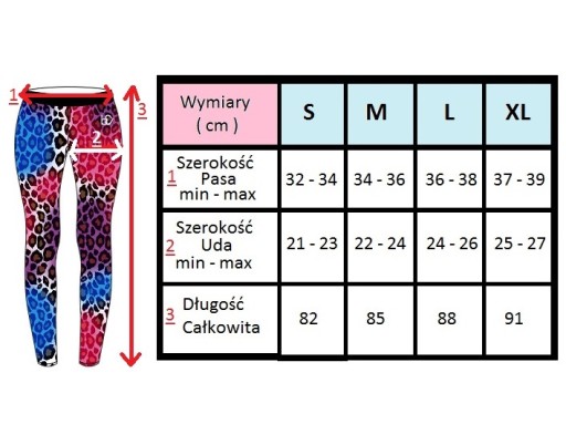 Цветные спортивные леггинсы Panter S M L XL от ByE