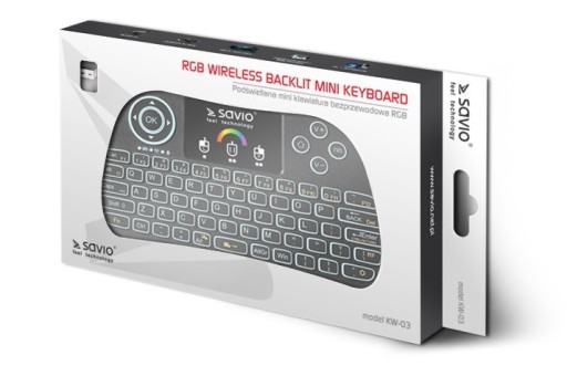 Klawiatura RGB Savio KW-03 Smart TV, PS3, XBOX360