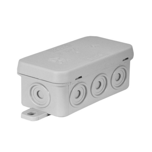 PUSZKA N/T HERMETYCZNA V8 IP54 80×45×41 POPIELATA