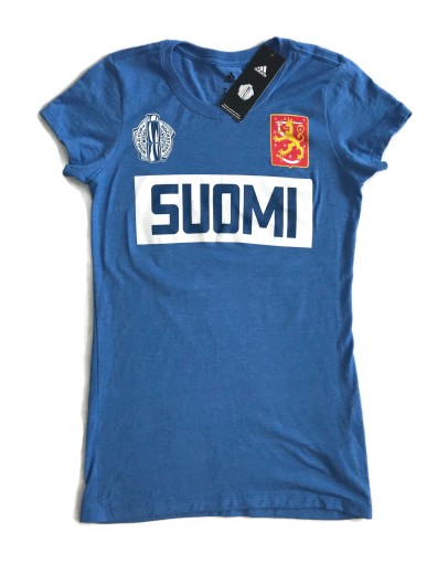 Женская футболка Adidas Finlandia World Cup16 Donskoi M