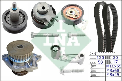 INA TIMING VW GOLF IV LEON FABIA IBIZA A2 1.4 16V 530 0089 31