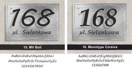 Алюминиевая табличка с адресом дома ЦВЕТА