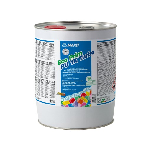 MAPEI ECO PRIM PU 1K TURBO ПОЛИУРЕТАНОВАЯ ГРУНТОВКА. 10 кг