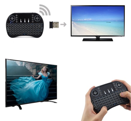 KLAWIATURA BEZPRZEWODOWA SMART TV i8 Bluetooth