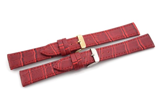 PASEK DO ZEGARKA TOSCANA CROCO 12mm BORDOWY