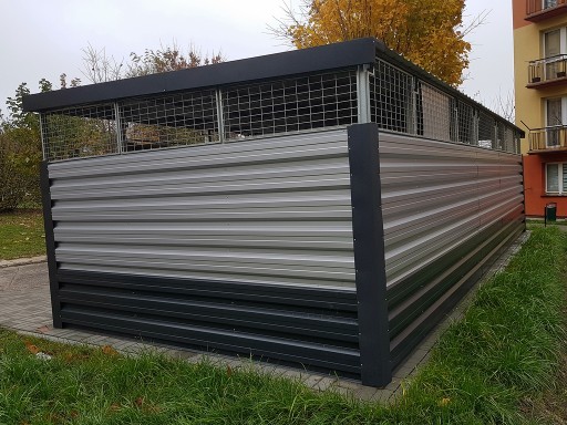 Wiata śmietnikowa, altana, osłona, 9x3m,PRODUCENT