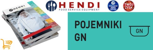 HENDI Profi Line GN 2/3 контейнер 1,5л (В)20мм