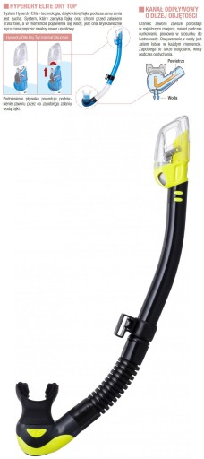 Сухой клапан TUSA SPIKE HYPERDRY ELITE II SP0101 QB